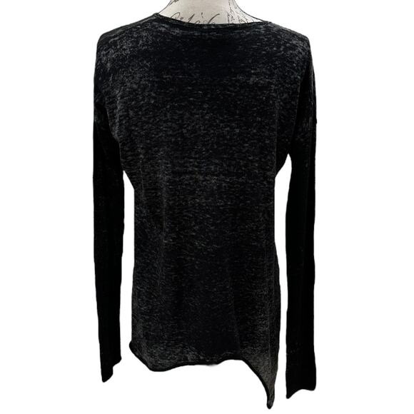 Helmut Lang Asymmetrical Long Sleeve Top - Picture 2 of 5